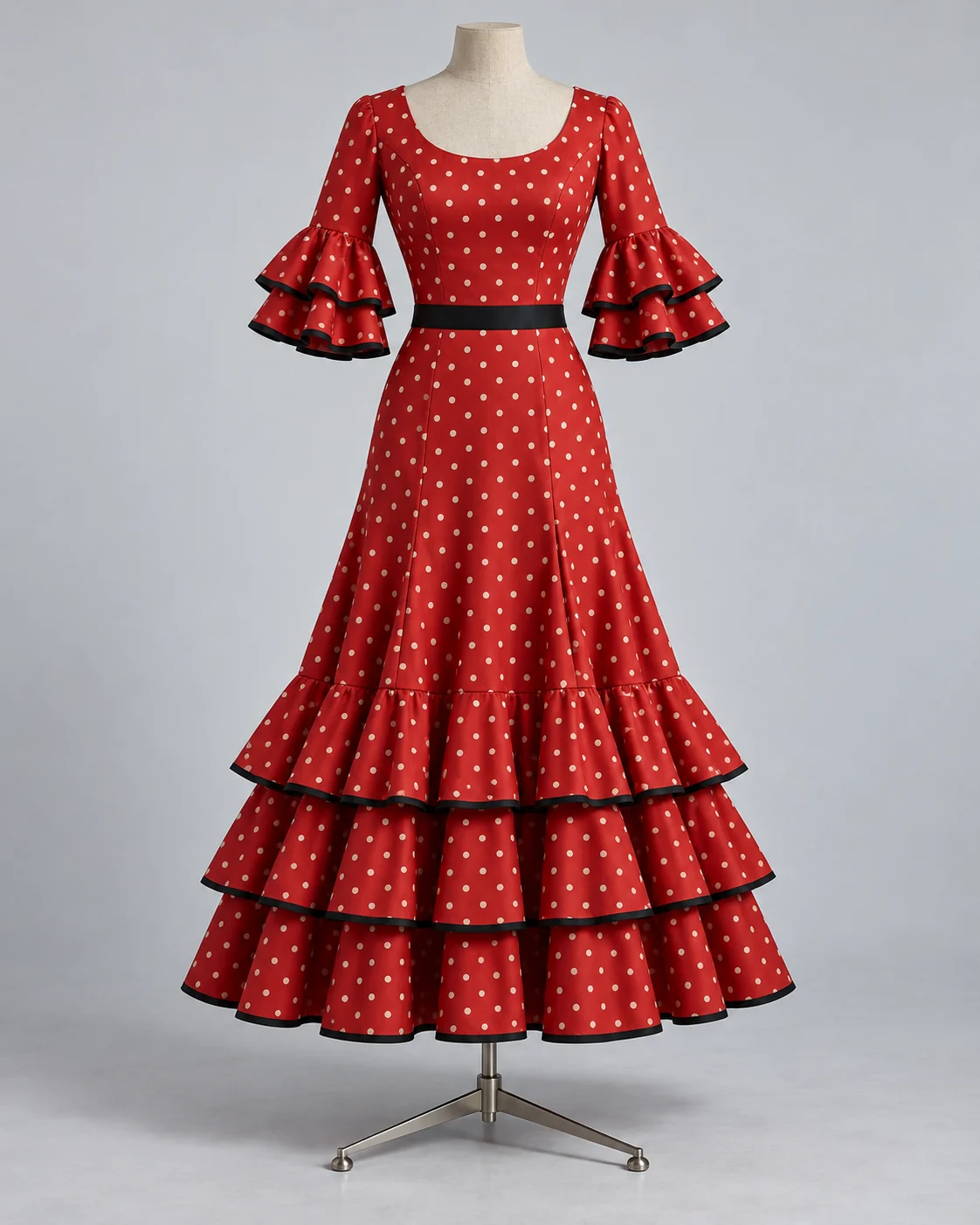Andalusian Flounce Dress