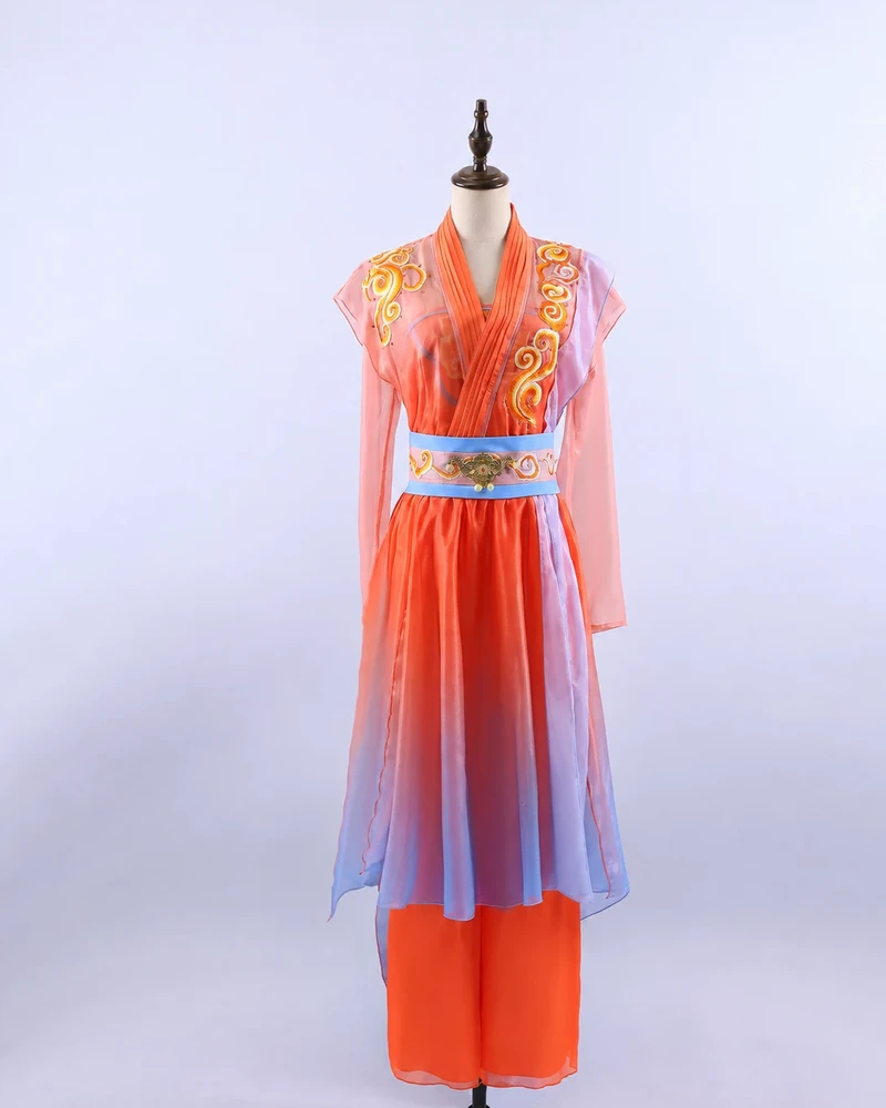 Coral and Blue Layered Dance Ensemble — reviewed display photograph