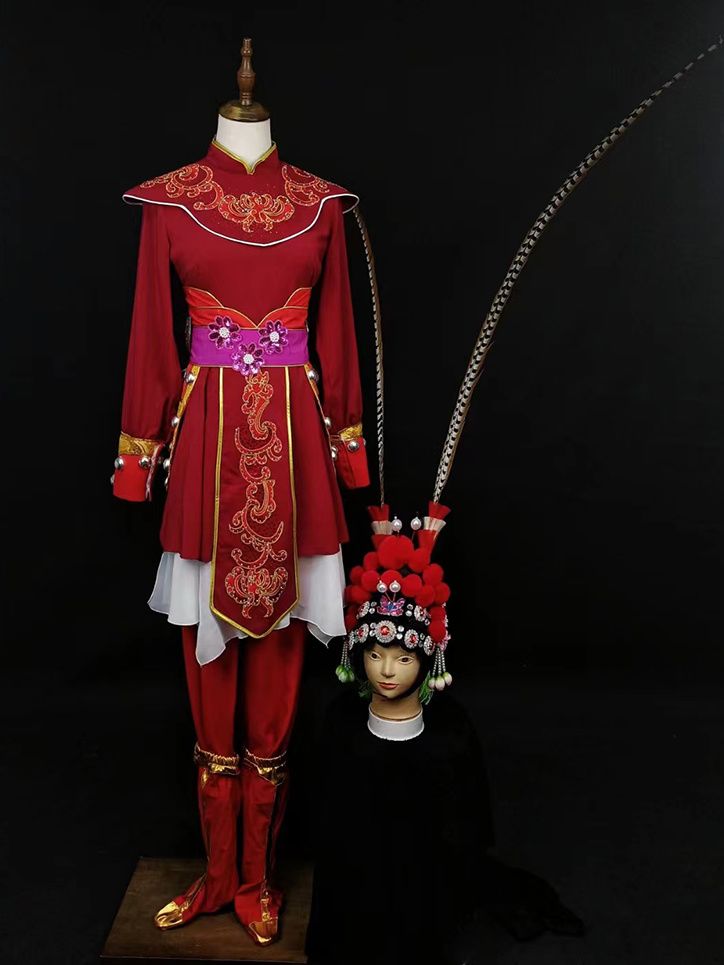 Crimson Warrior Stage Ensemble — photograph 1